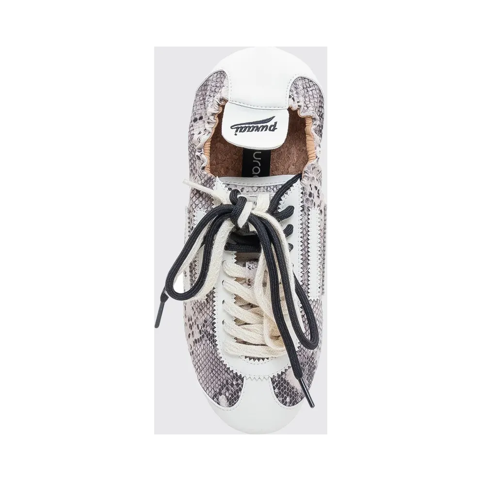 Puraai 8.01 Lion Pepper Python Print Vegan Leather Multicolor (PU801L009)