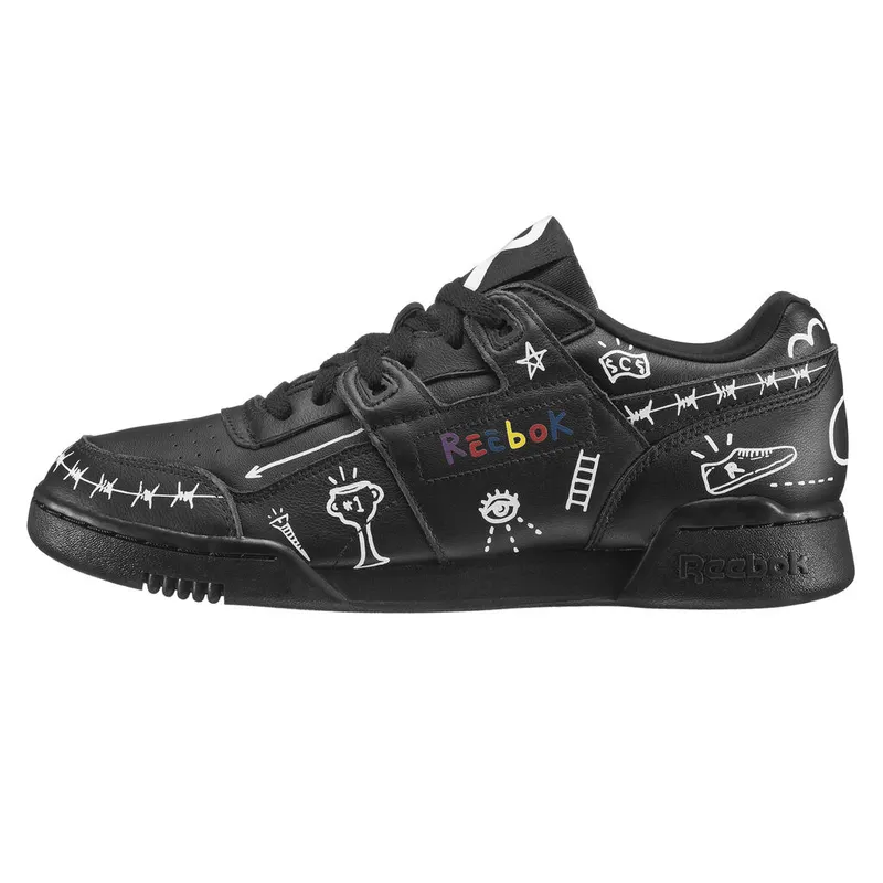 Reebok Workout Plus 3AM Trouble Andrew Black/Multi-Color (Other Brands Reebok)