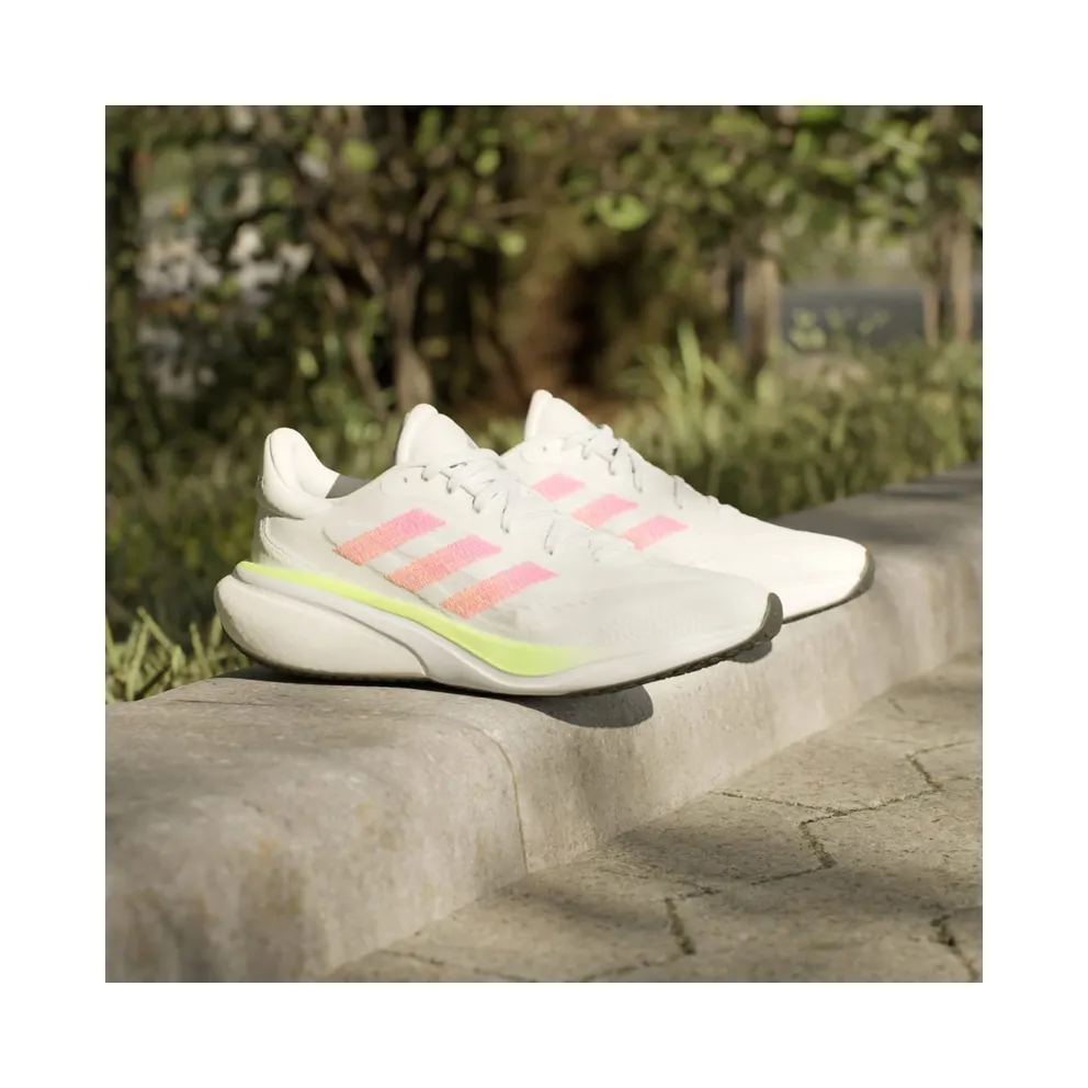Adidas Supernova 3 Running Shoes Cloud White / Lucid Pink / Wonder Blue (HQ1805)