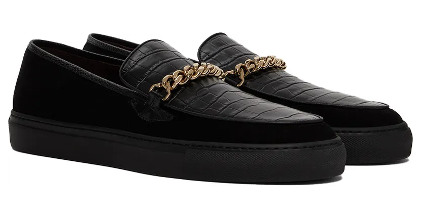 Human Recreational Services Black El Dorado Loafers (UI20GF0300X1C1) (4)