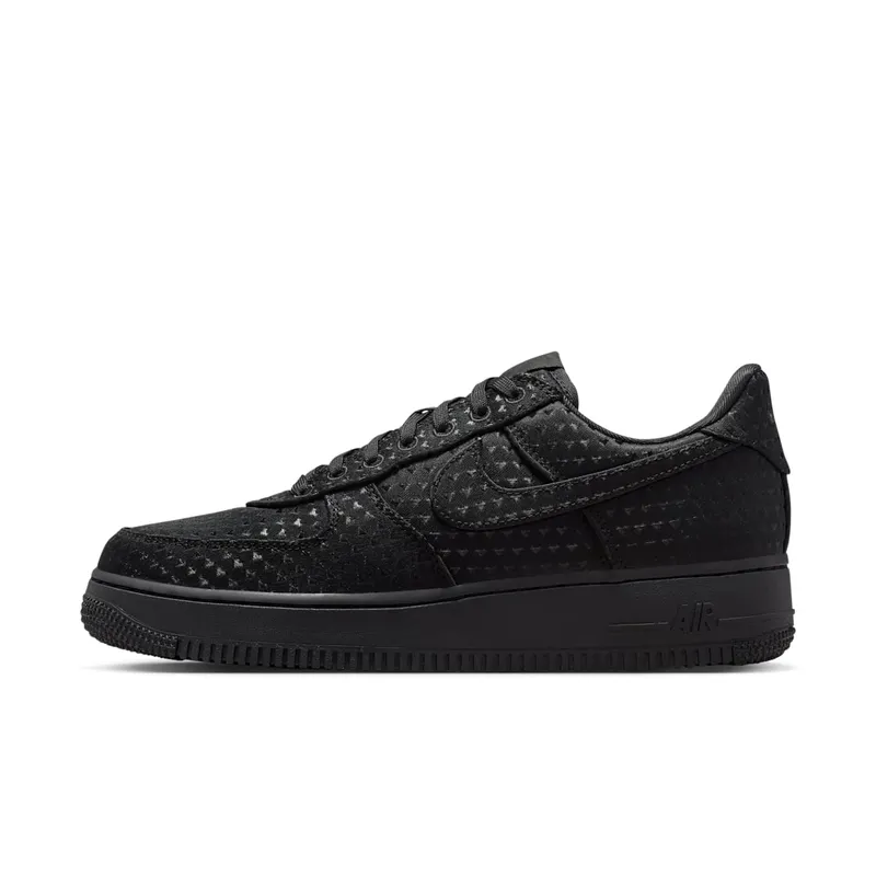Nike Air Force 1 Low “Valentine’s Day – Triple Black” (IQ9965-001)