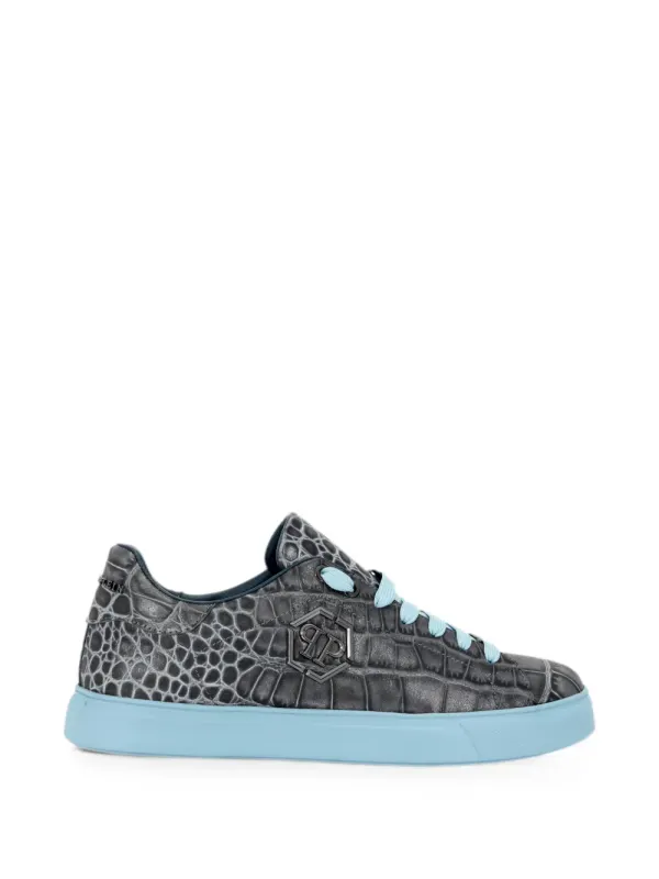 Philipp Plein Cocco Hexagon low-top sneakers – Grey (FAFSUSC1030PLE010N)