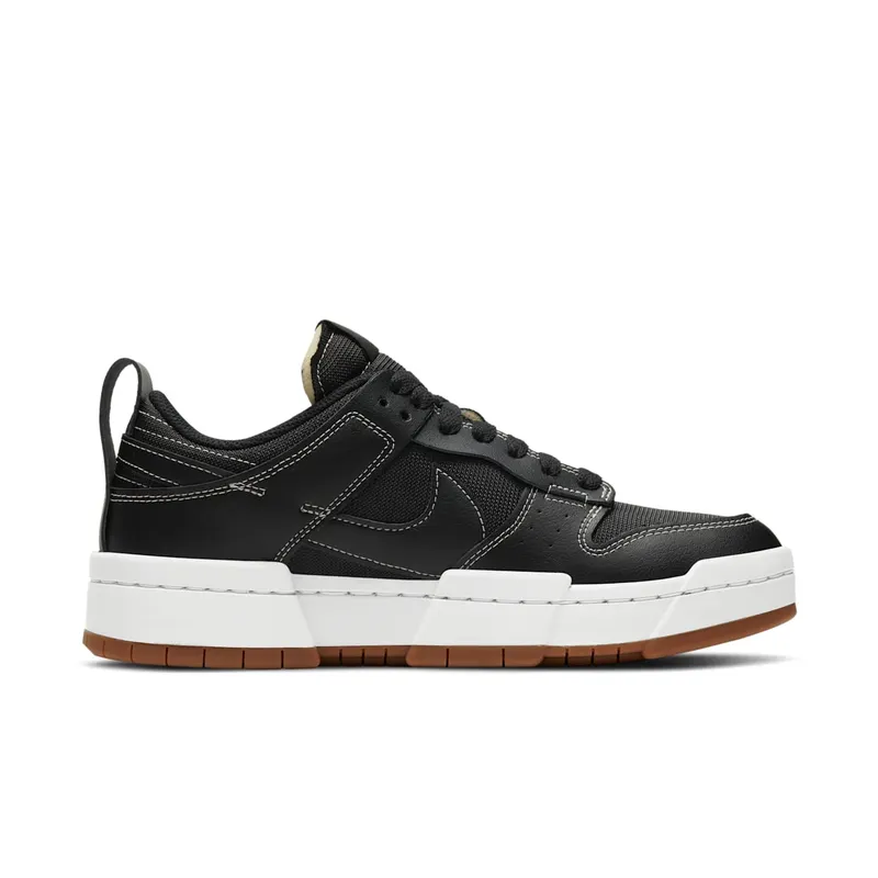 Nike Dunk Low Black White Gum (W) Black/White-Gum Medium Brown (CK6654-002)
