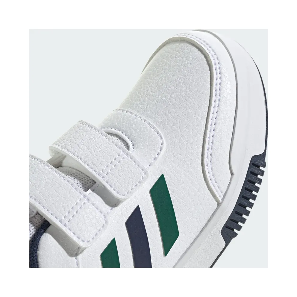 adidas Tensaur Hook And Loop “Cloud White / Collegiate Green / Collegiate Navy” (IF1729)