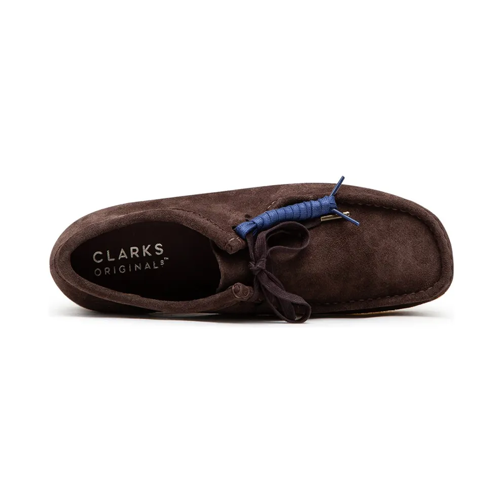 Clarks Originals Wallabee Dark Brown Suede (26156606)