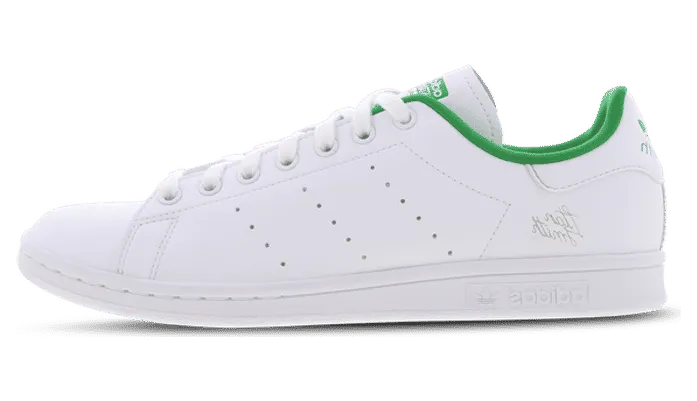 adidas Stan Smith Cloud White / Cloud White / Green (H00308)