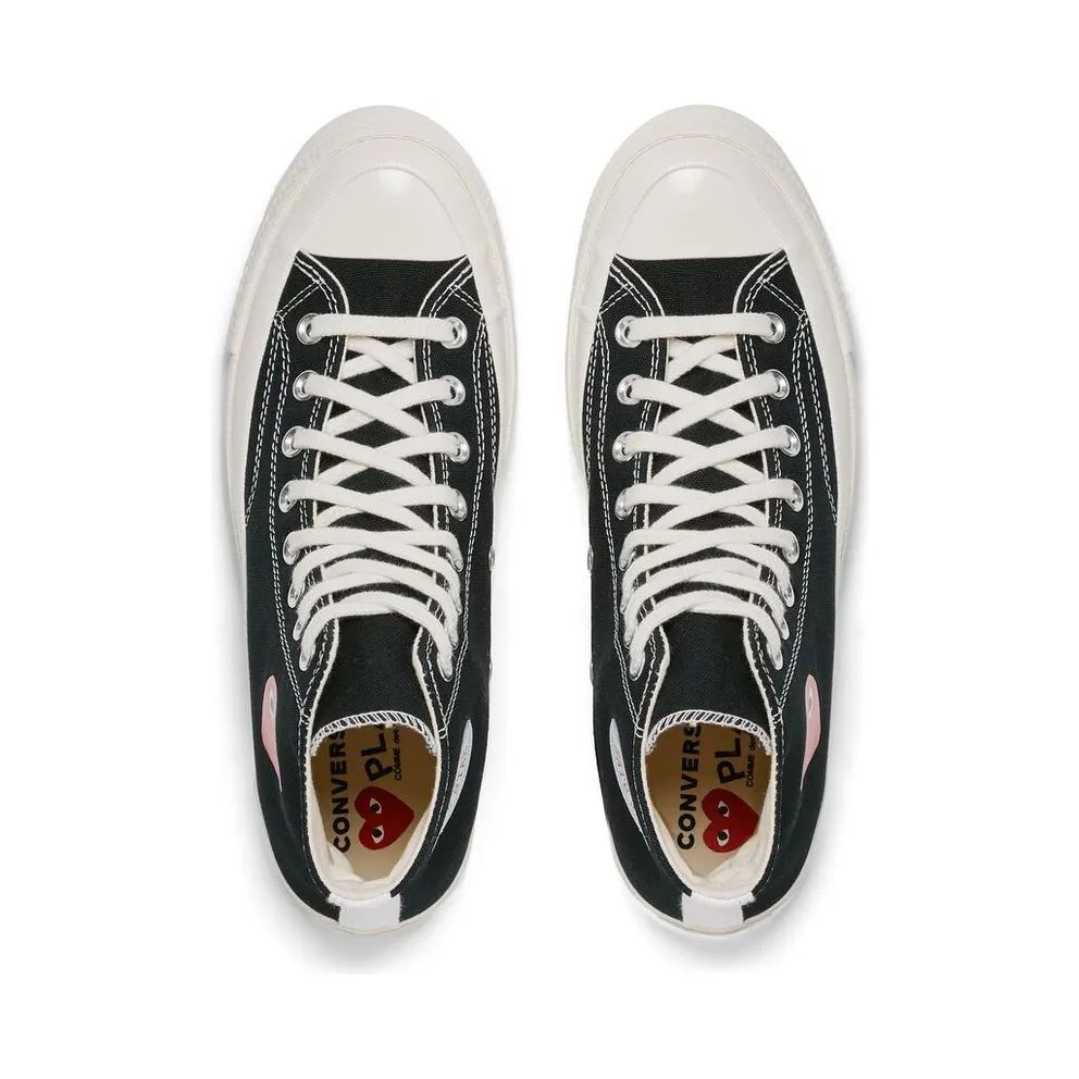 Converse X Comme Des GarÇons Play X Converse Chuck Taylor Heart-print “Blue” (AZ-K129-001 BLACK)