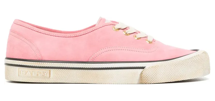 Bally Sneakers met gestreepte afwerking – Roze (MSK05XSU005)