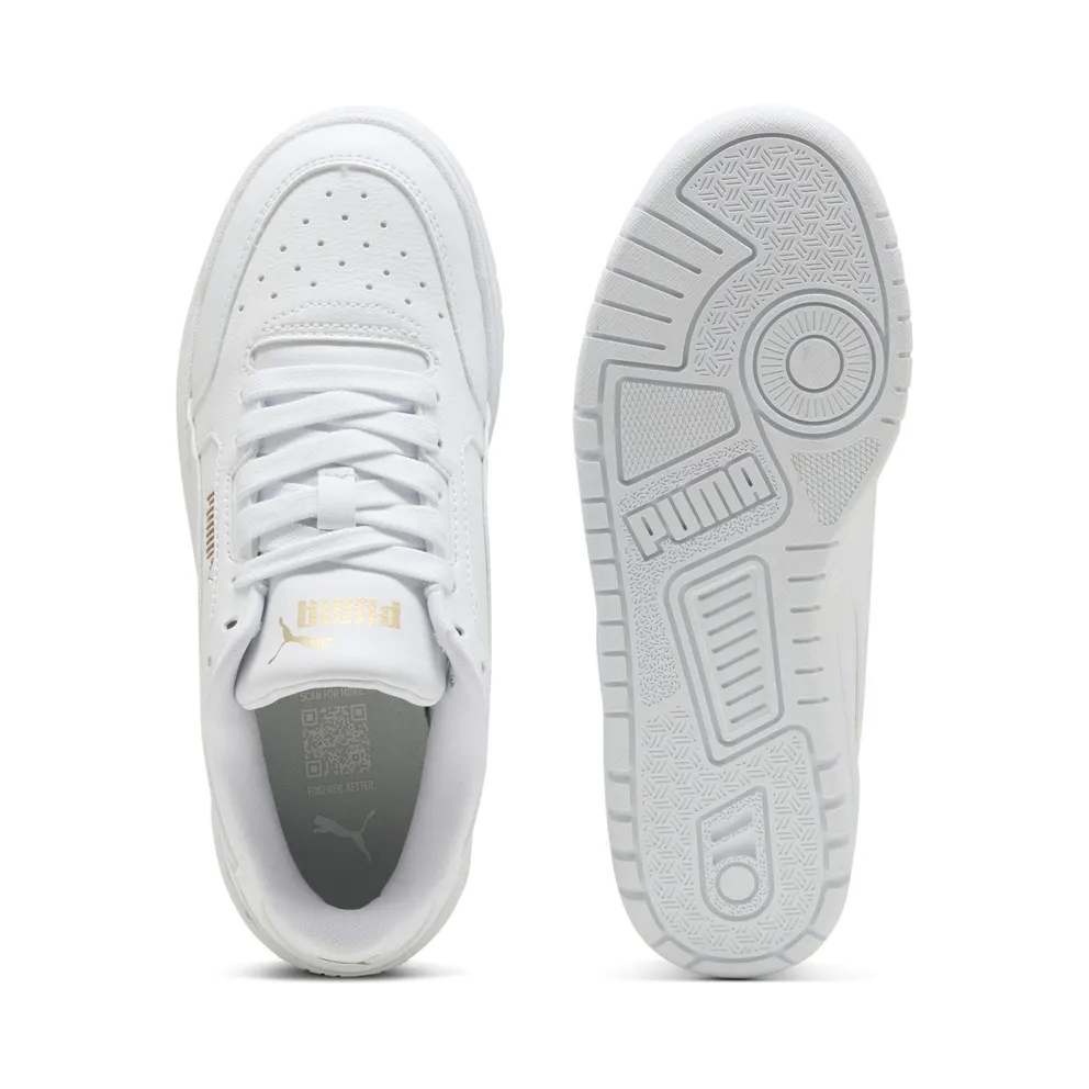 Puma Shuffle Downtown Low “Puma White / Puma White / Puma Gold” (403739_01)
