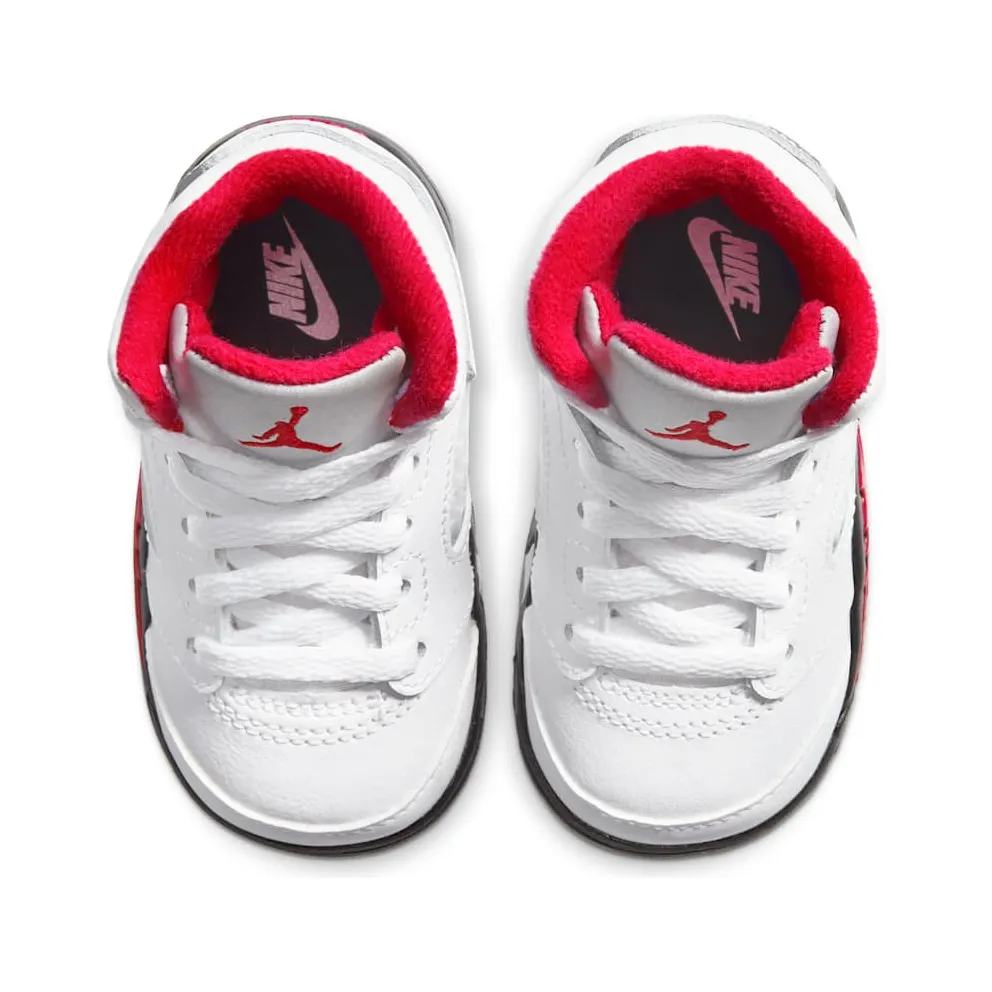 Air Jordan V 5 Retro Fire Red Silver Tongue (TD) (2020) (440890-102)