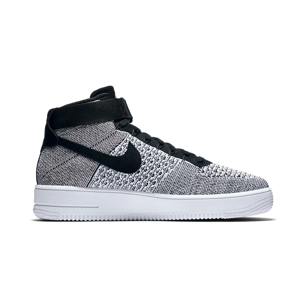 Nike Af1 Ultra Flyknit Mid Black/Black-White