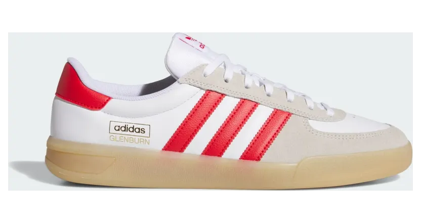Adidas GLENBURN Cloud White / Better Scarlet / Gum (KJ5046)