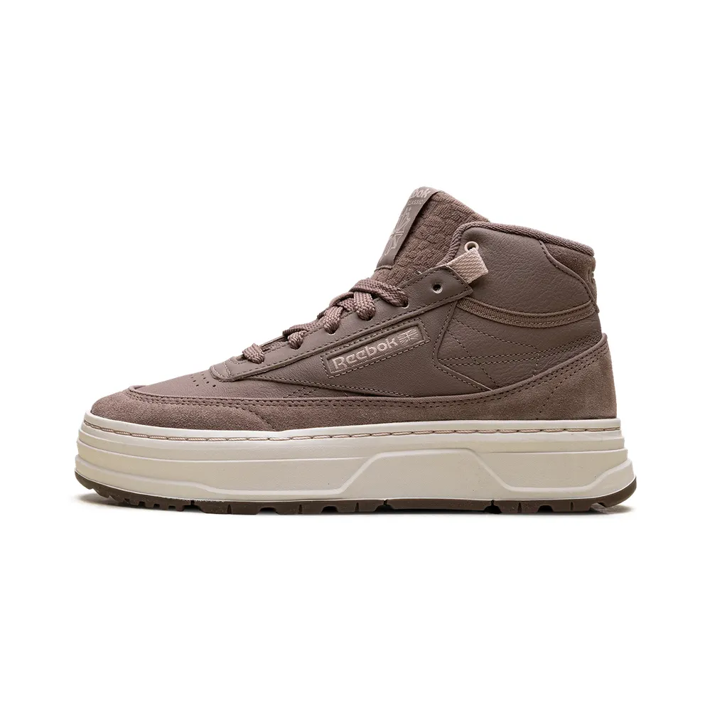 Reebok Club C Geo Mid Shoes Taupe / Chalk / Soft Ecru (GV7035)