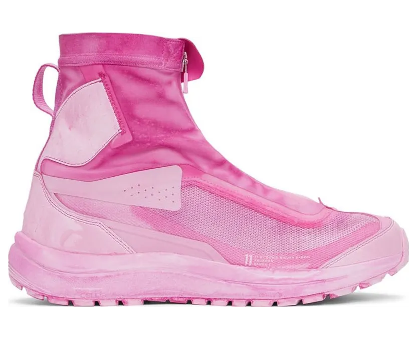 11 by Boris Bidjan Saberi Pink Salomon Edition High Bamba 2 Sneakers (152 11xS)