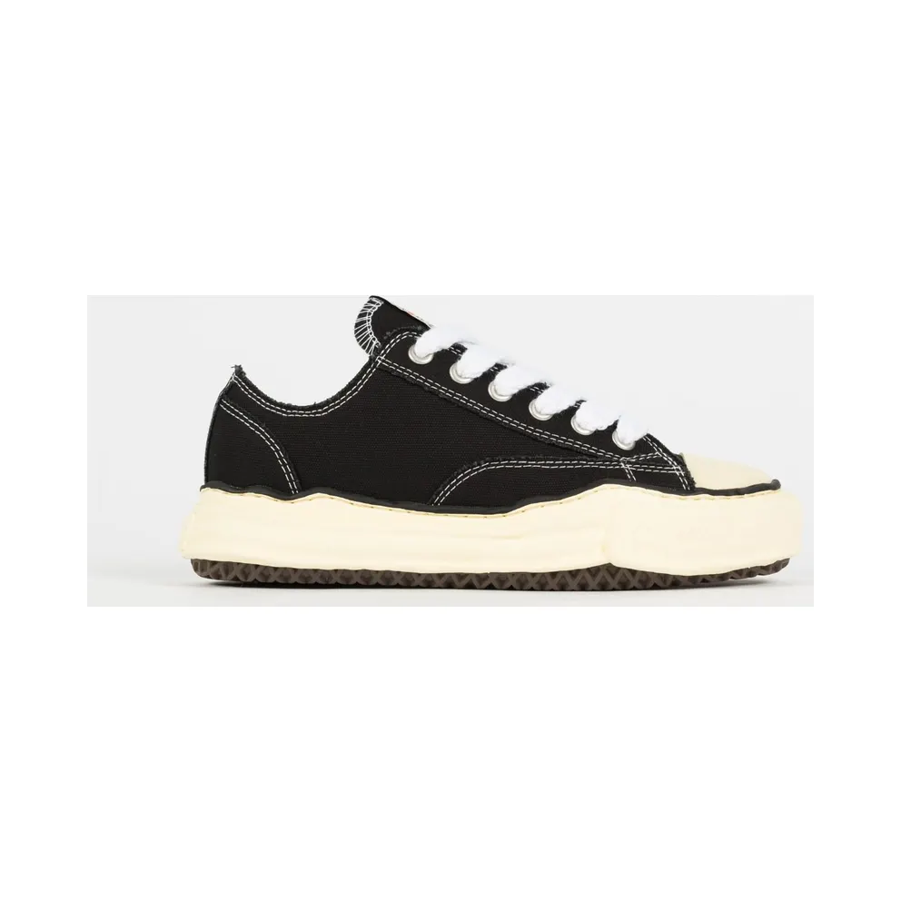 Maison Mihara Yasuhiro Peterson OG Sole Canvas Low Black White (A09FW733-BLK)