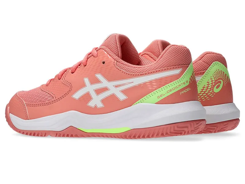 ASICS GEL-DEDICATE 8 PADEL GS “Guava / White” (1044A064-700)