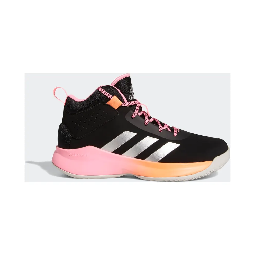 adidas CrossEm Up 5 K Wide Core Black / Silver Metallic / Beam Pink (GX4793)
