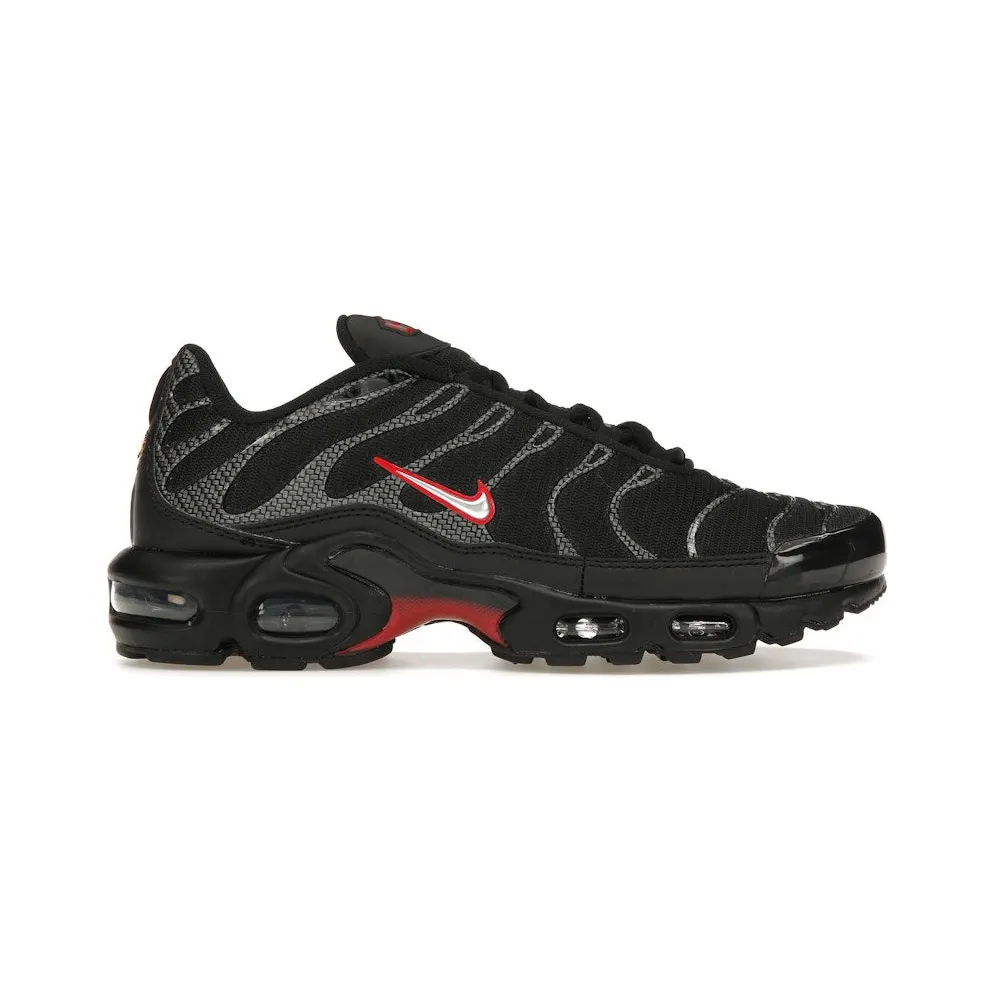 Nike Air Max Plus Black University Red Metallic Silver (HF4293-001)