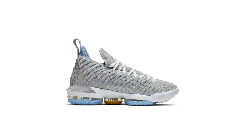 Nike LeBron 16 MPLS Lakers Wolf Grey/White-University Blue (CK4765-001)