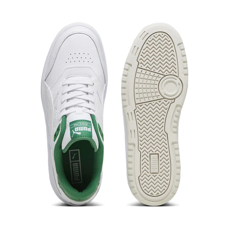 Puma Doublecourt “Puma White / Archive Green” (393284_03)