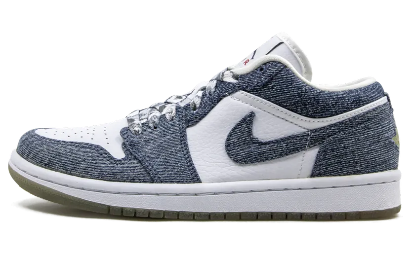 Jordan 1 Retro Low Canvas White Denim (W)