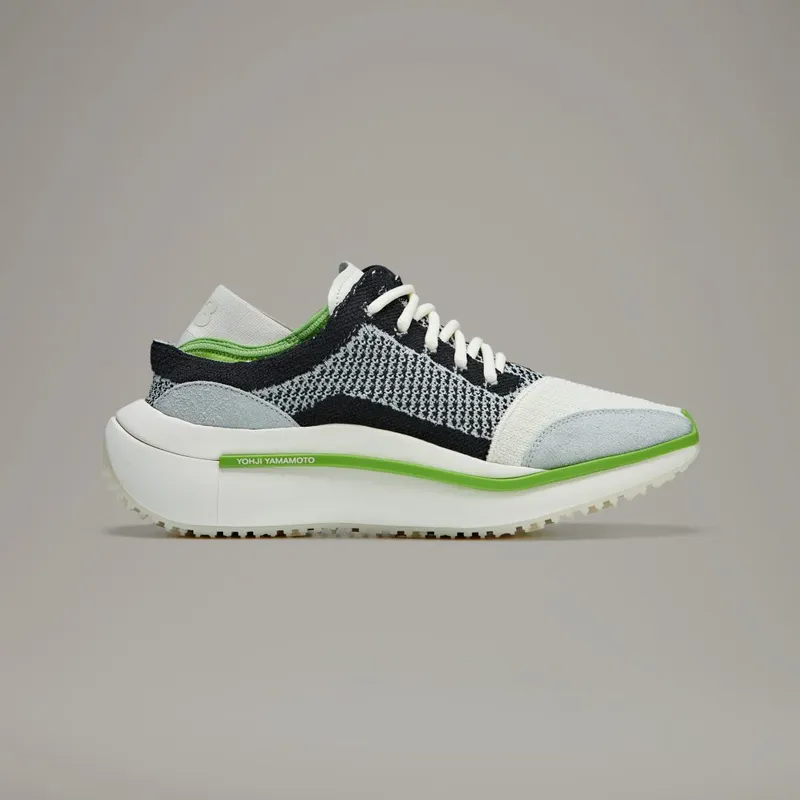 Adidas Y-3 Qisan Knit Off White / Wonder Silver / Team Rave Green (IG1042)