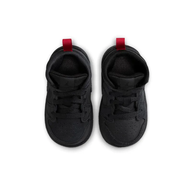 Jordan 1 Mid SE Craft Dark Smoke Grey Varsity Red Black (FQ7756-001)