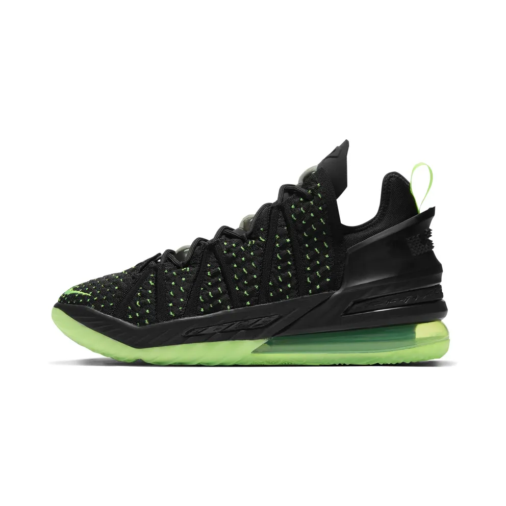LeBron 18′ Black/Electric Green’ Basketball Black (CQ9283-005)