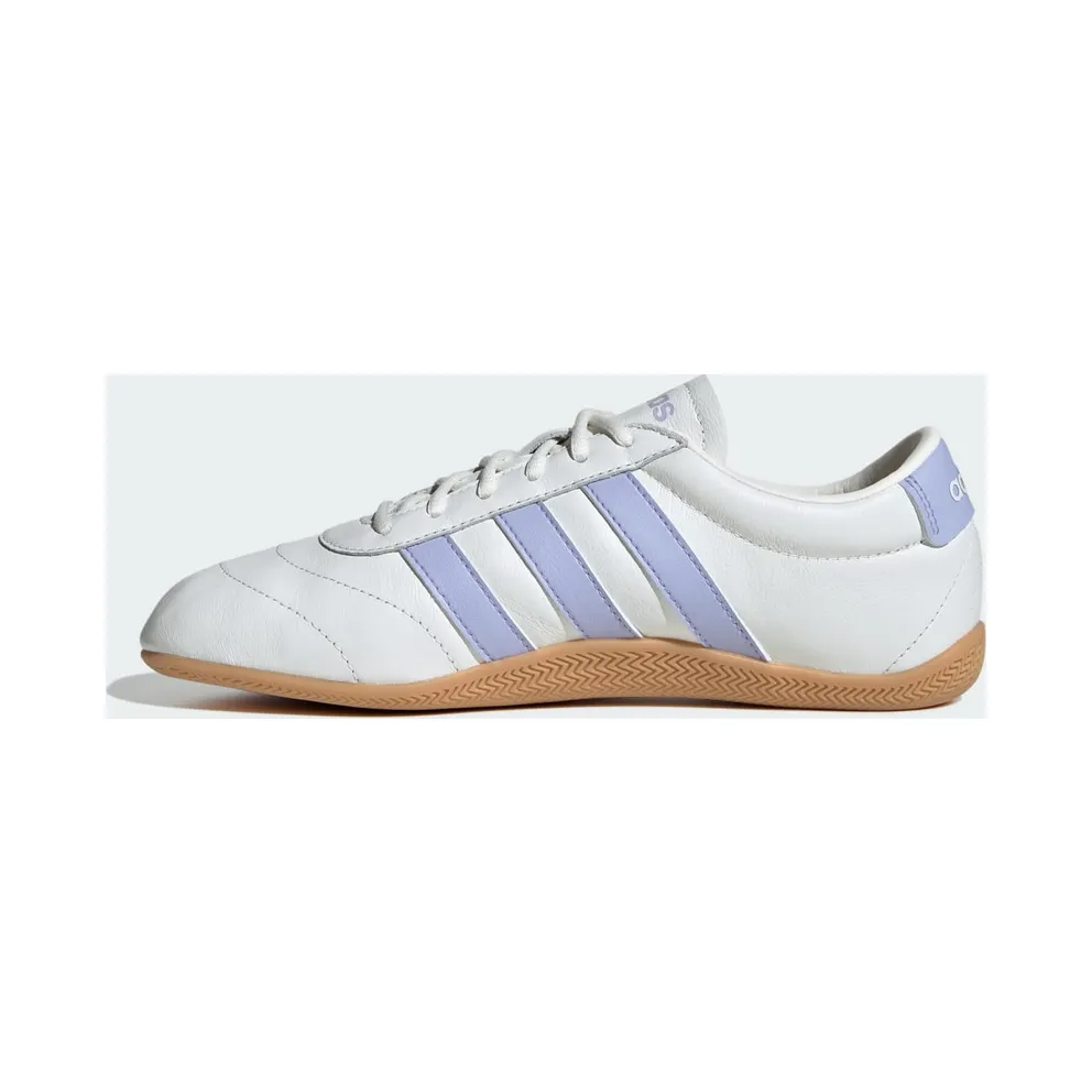 Adidas Grand Court Lo “Core White / Violet Tone / Gum” (JQ9686)