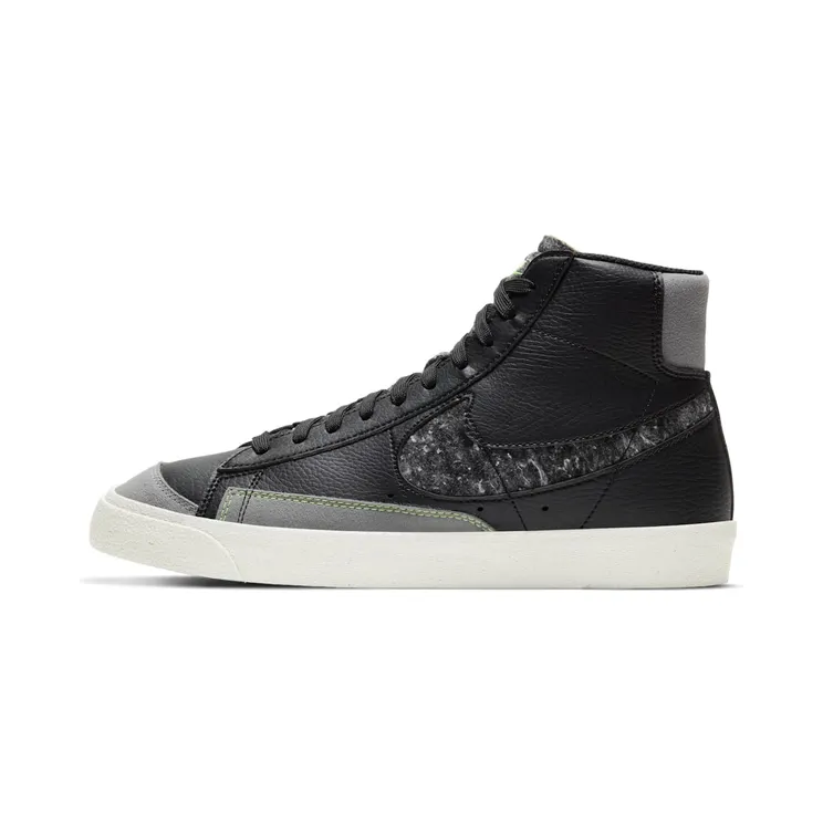 Nike Blazer Mid ’77 Vintage Recycled Wool Pack – “Black / Electric Green / Light Bone / Smoke Grey” (CW6726-001)