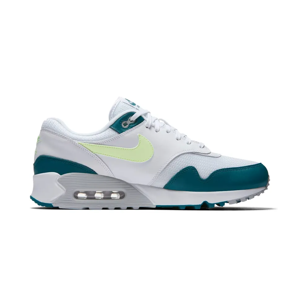 Nike Air Max 90/1 Spruce Lime White/Geo Teal-Lime Blast-Wolf Grey (AJ7695-103)