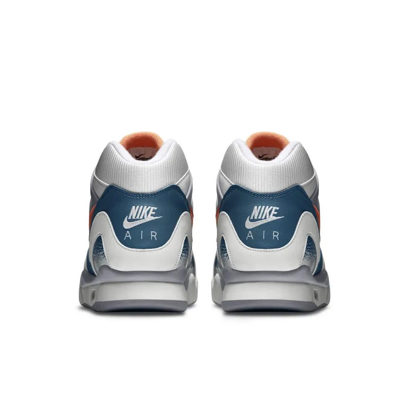 Nike Air Tech Challenge II Clay Blue (2014) White/Orange Burst-Clay Blue-Flat Silver (643089-184)
