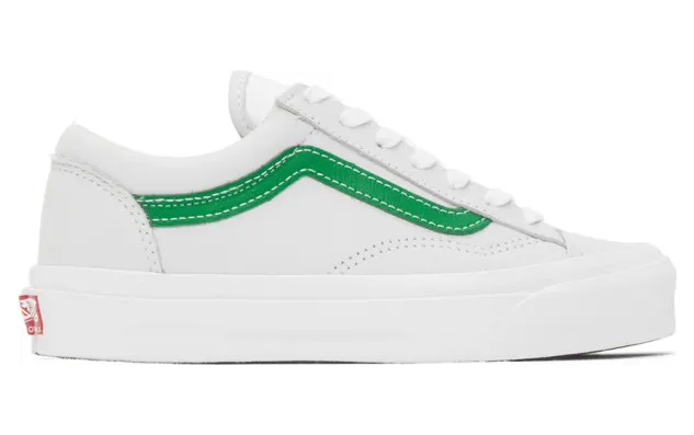 Vans Grey and Green OG Style 36 LX Sneakers (VN0A4BVE21C)