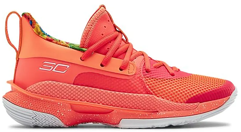 Under Armour Curry 7 Sour Patch Kids Peach (GS) Beta/Peach Plasma (3022113-603)