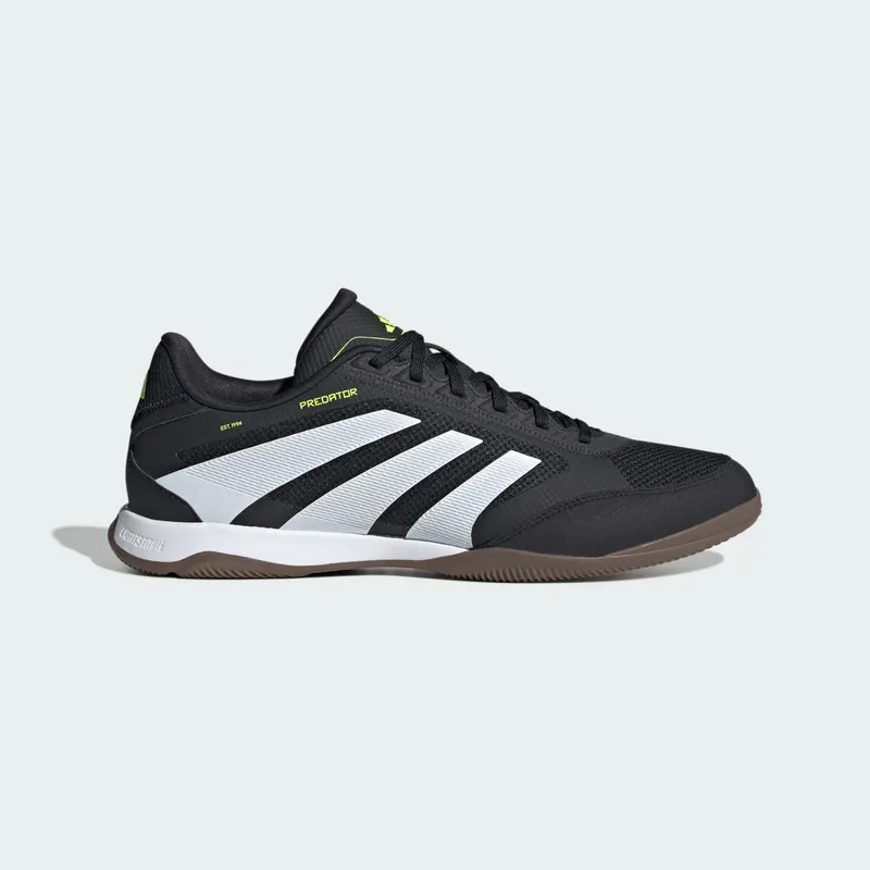 adidas Predator League Indoor Core Black Cloud White Lucid Lemon (JI1143)