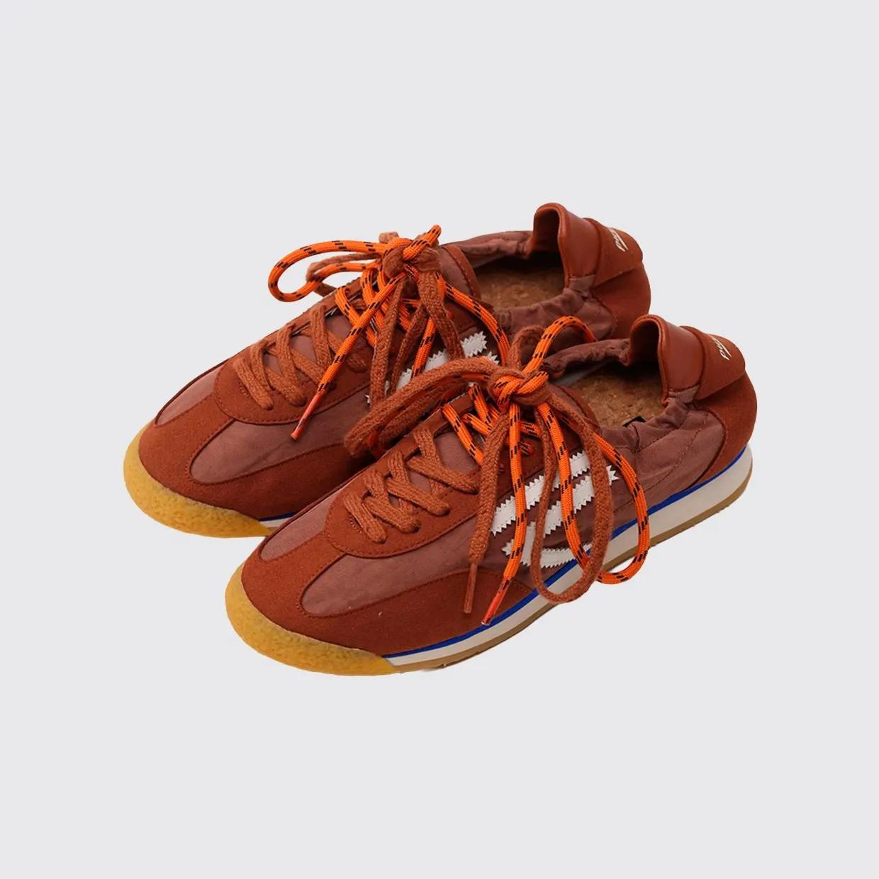 Puraai 6.02 Panther Vegan Leather and Nylon Sneakers Brown (PU602P007)
