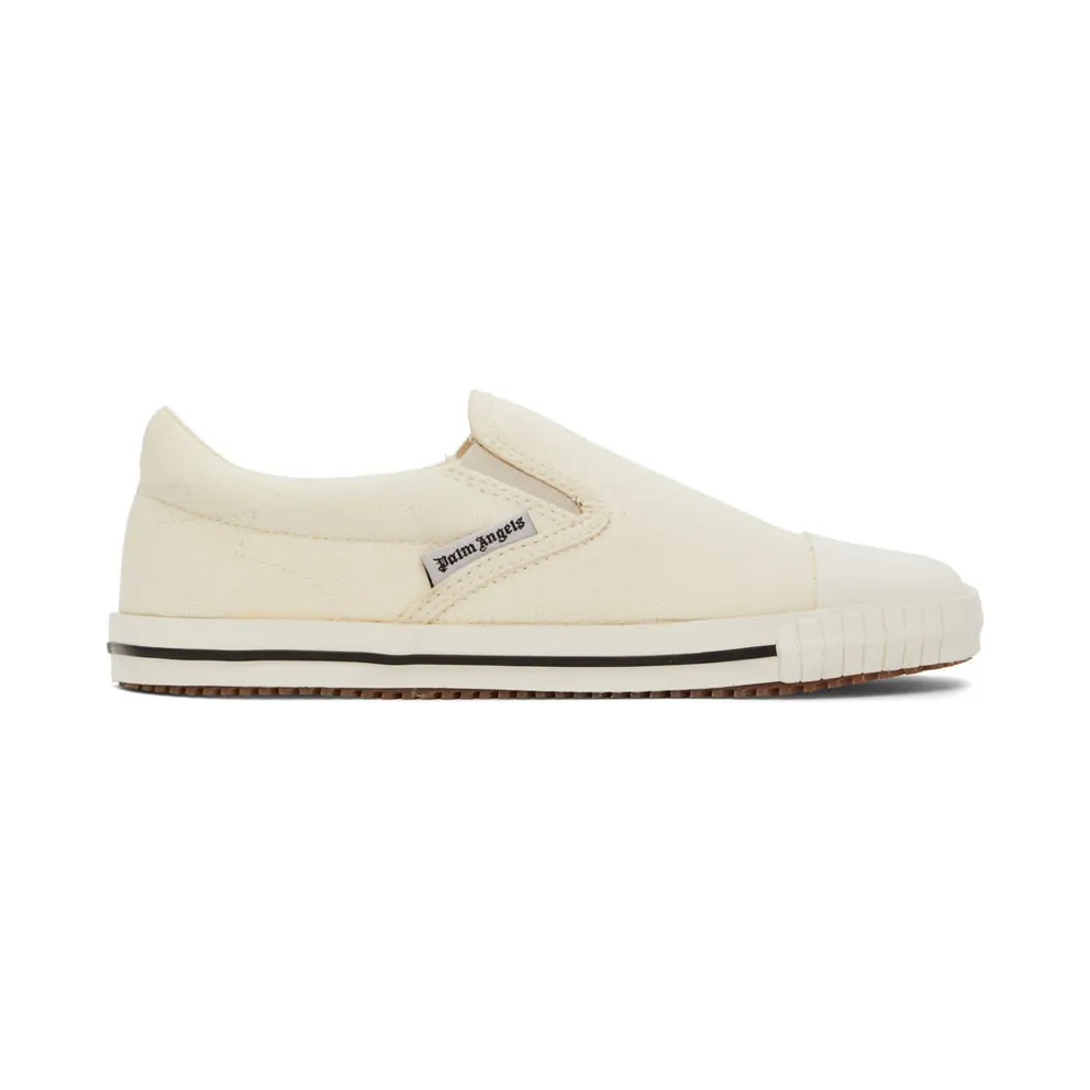 Palm Angels Off-White Square Vulcanized Slip-On (PWIA046S22FAB0010110)