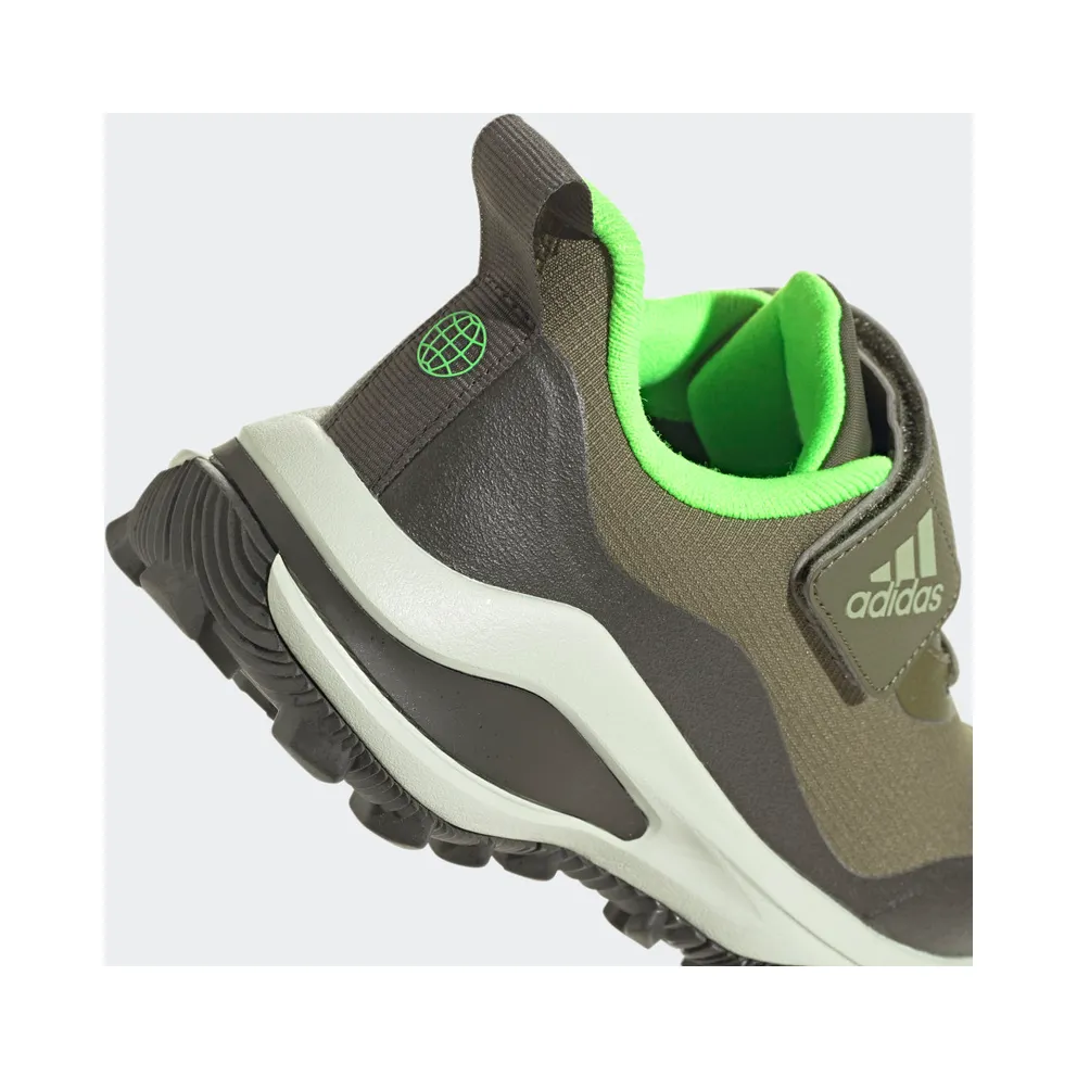 Adidas FortaRun All-Terrain Cloudfoam Sport Running Elastic Lace and Top Strap Focus Olive / Magic Lime Met / Shadow Olive (GZ1813)