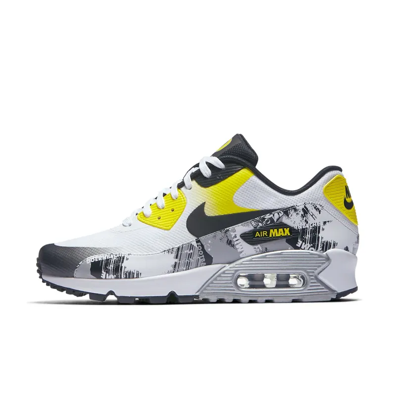 Nike Air Max 90 Ultra 2.0 Doernbecher Oregon Ducks (W) White/Black-Dynamic Yellow-White (838767-100)