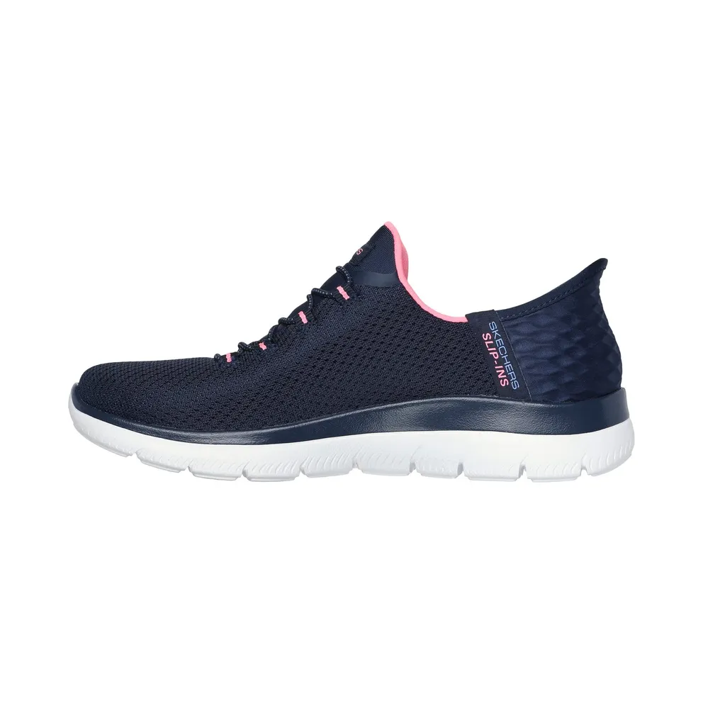 Skechers Slip-ins: Summits – Diamond Dream Sneaker Marine/Pink