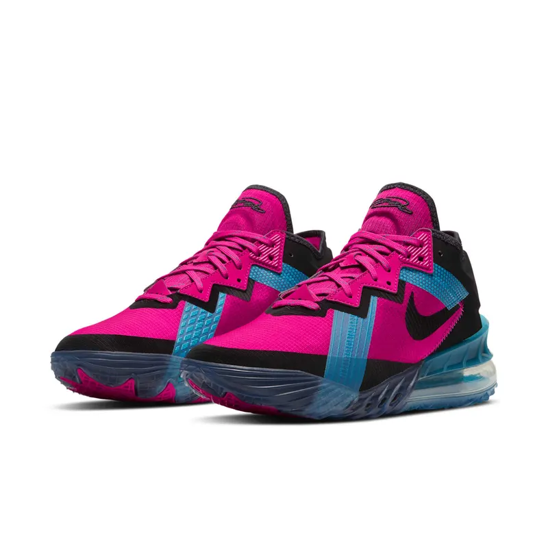 LeBron 18 Low’Neon Nights’Basketbalschoen Red (CV7562-600)