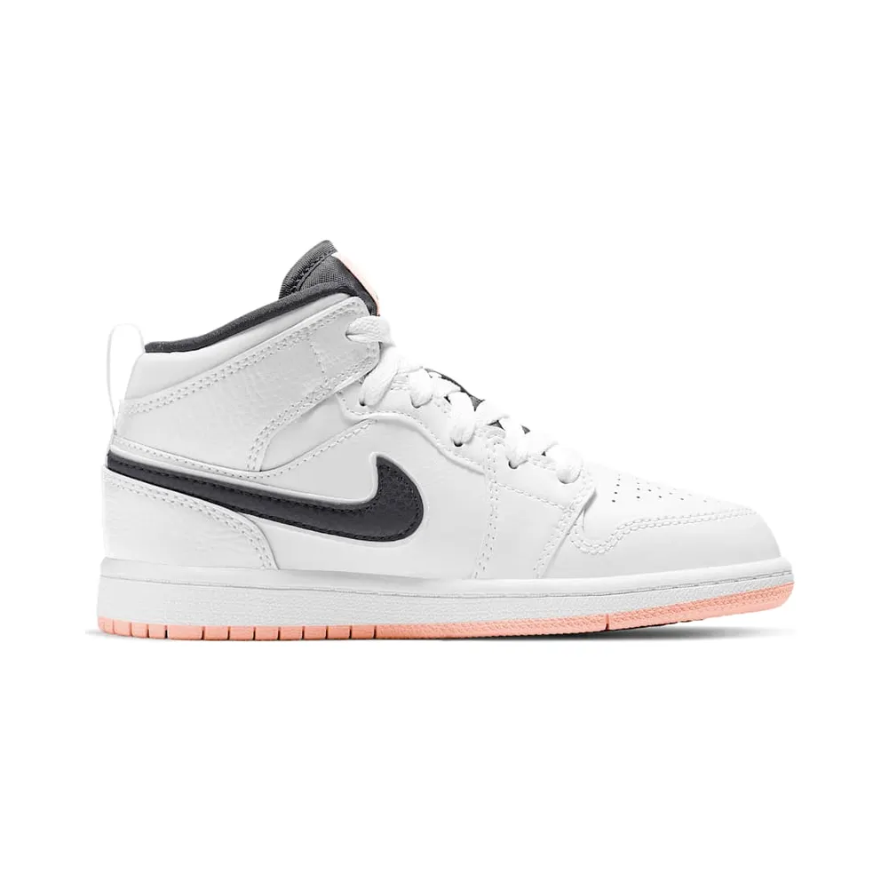 Jordan 1 Mid White Arctic Orange (640734-180)