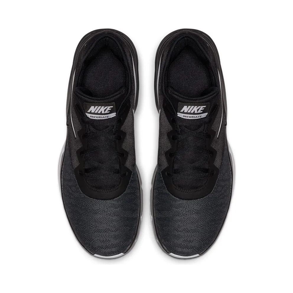 Nike Air Max Infuriate III Low Black Black Dark Grey White (AJ5898-001)
