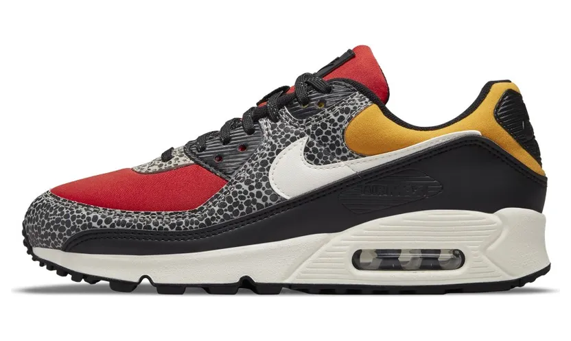 Nike Air Max 90 SE Safari Black Chile Red (DC9446-001)
