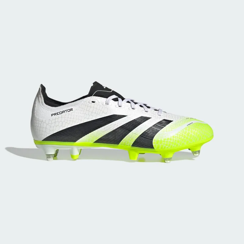 adidas Predator League SG Cloud White Core Black Lucid Lemon (JI1131)