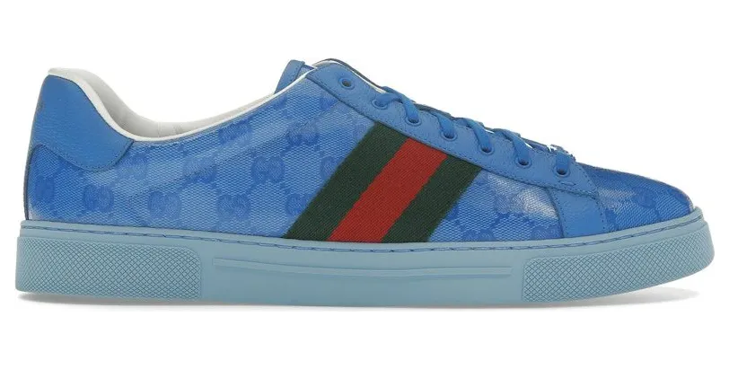 Gucci Ace GG Crystal Canvas Blue (760775 FACRF 4349)