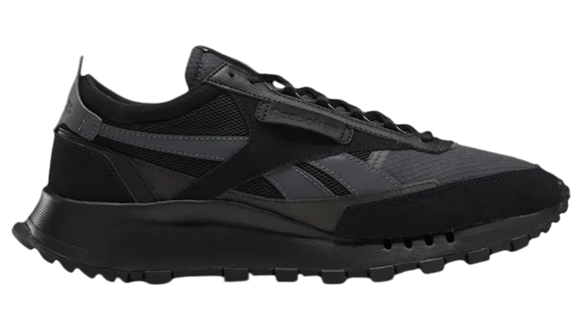 Reebok Classic Leather Legacy Black Grey Black/True Grey 8-True Grey 7 (Other Brands Reebok)