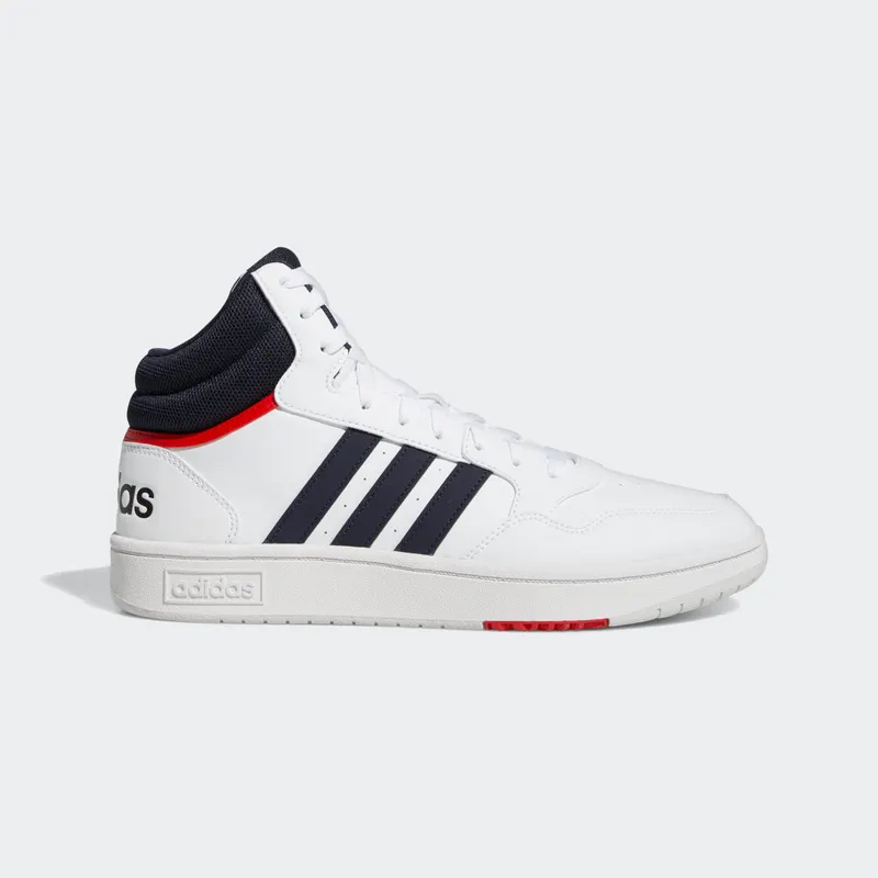 Adidas Hoops 3.0 Mid Classic Vintage Cloud White / Legend Ink / Vivid Red (GY5543)