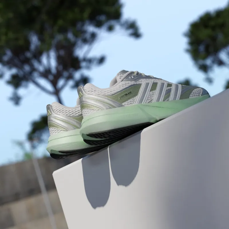 Adidas Lightblaze Glow Cloud White / Silver Metallic / Magic Lime Met (JP6328)