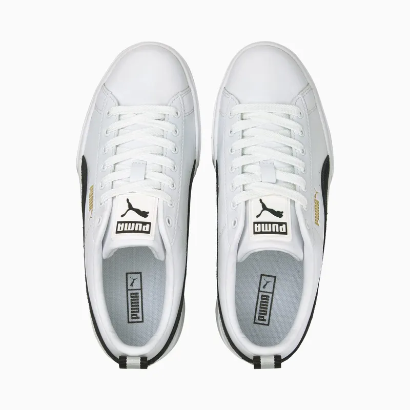 Puma Mayze Lth sneaker Women White/Black (381983-01)